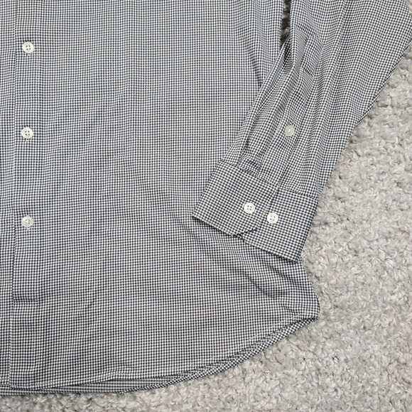 Mizzen Main Shirt Mens XXL Black White Check Button Spinnaker Trim Fit‎ Office - Picture 3 of 11